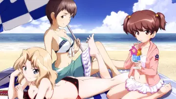 Backdrop for the TV series "Girls und Panzer" #1352171