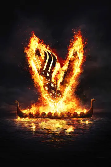 Poster к сериалу "Vikings" #1240641