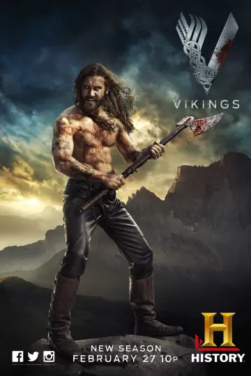 Poster к сериалу "Vikings" #1240693