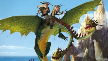Backdrop for the TV series "DreamWorks Dragons" #1370783