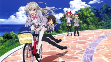 Backdrop for the TV series "Nyaruko: Crawling with Love!" #1596697