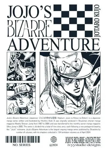 Poster for the TV series "JoJo