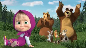 Backdrop for the TV series "Masha and the Bear" #1297281