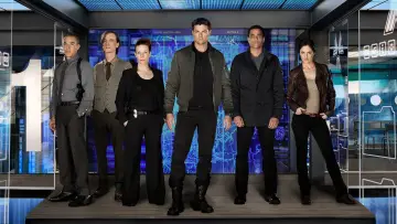 Backdrop for the TV series "Almost Human" #1464095
