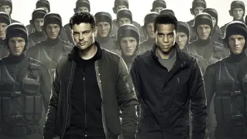 Backdrop for the TV series "Almost Human" #1464100