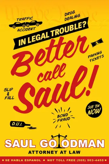 Poster к сериалу "Better Call Saul" #1255346