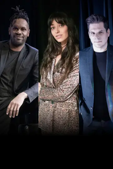 Poster for the TV series "Deux hommes en or" #1659485
