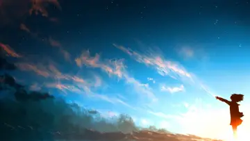 Backdrop for the TV series "Beyond the Boundary" #1418344