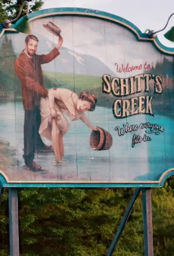 Poster for the TV series "Schitt