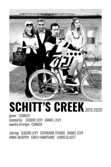 Poster for the TV series "Schitt