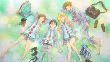 Backdrop for the TV series "Your Lie in April" #1454314