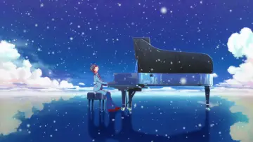 Backdrop for the TV series "Your Lie in April" #1454322