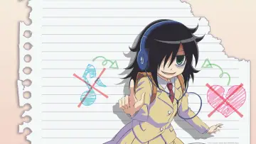 Backdrop for the TV series "WATAMOTE ~No Matter How I Look at It, It