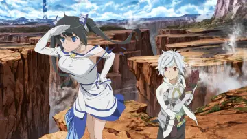 Backdrop for the TV series "Is It Wrong to Try to Pick Up Girls in a Dungeon?" #1464398