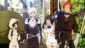 Backdrop for the TV series "Is It Wrong to Try to Pick Up Girls in a Dungeon?" #1464408