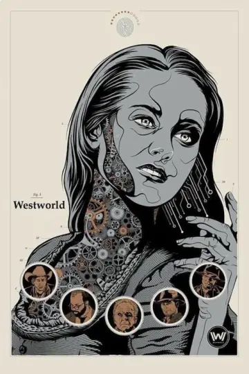 Poster for the TV series "Westworld" #1297521
