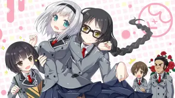 Backdrop for the TV series "SHIMONETA: A Boring World Where the Concept of Dirty Jokes Doesn