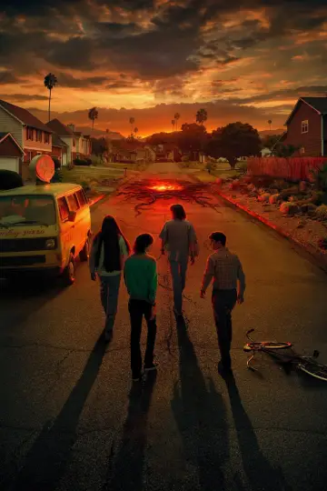 Poster for the TV series "Stranger Things" #1239448