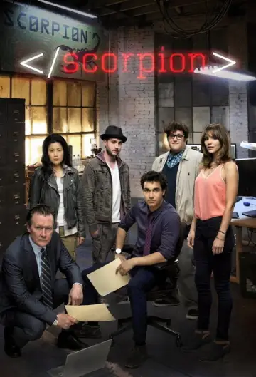 Poster for the TV series "Scorpion" #1300816