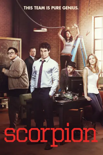Poster for the TV series "Scorpion" #1300819