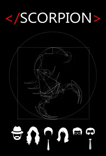 Poster for the TV series "Scorpion" #1300832