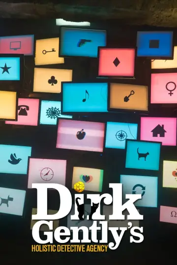 Poster for the TV series "Dirk Gently