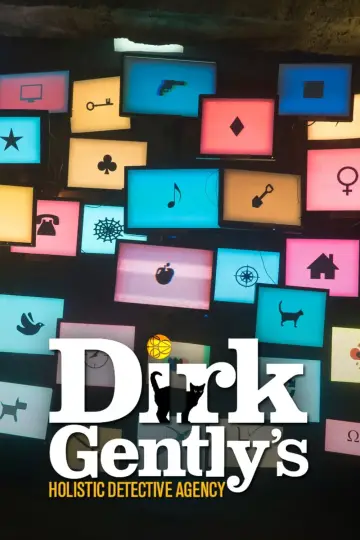 Poster for the TV series "Dirk Gently