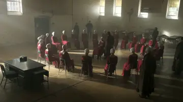 Backdrop for the TV series "The Handmaid