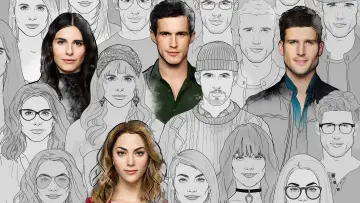 Backdrop for the TV series "Imposters" #1594831