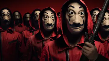 Backdrop for the TV series "Money Heist" #1319647