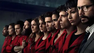 Backdrop for the TV series "Money Heist" #1319706