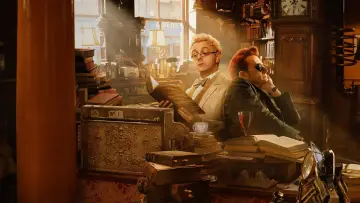 Backdrop for the TV series "Good Omens" #1329091