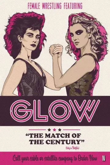 Poster for the TV series "GLOW" #1404522