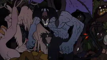 Backdrop for the TV series "Devilman Crybaby" #1460363