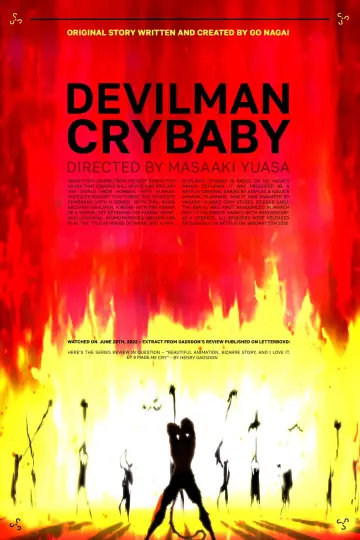 Poster for the TV series "Devilman Crybaby" #1460391