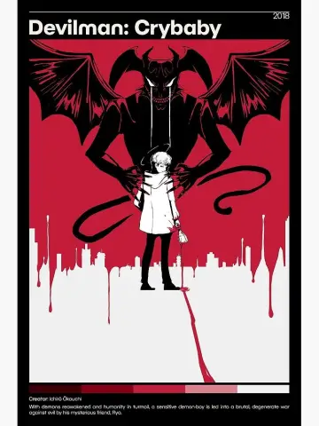 Poster for the TV series "Devilman Crybaby" #1460396