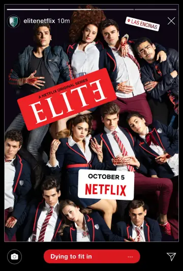 Poster for the TV series "Elite" #1278532