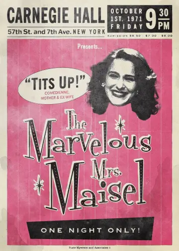 Poster for the TV series "The Marvelous Mrs. Maisel" #1312953