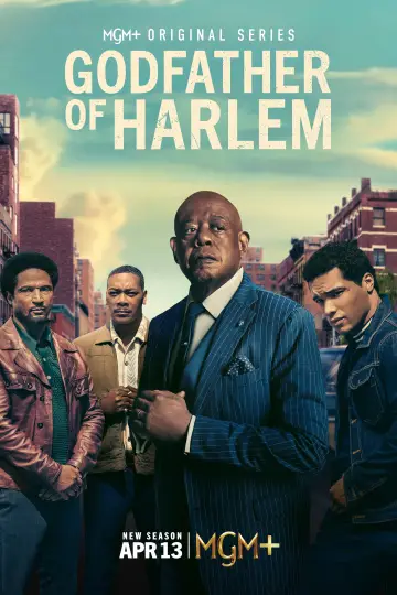 Poster for the TV series "Godfather of Harlem" #1333833
