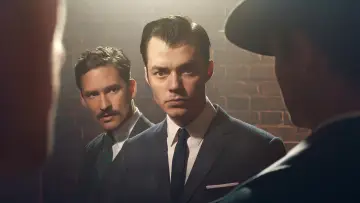 Backdrop for the TV series "Pennyworth: The Origin of Batman