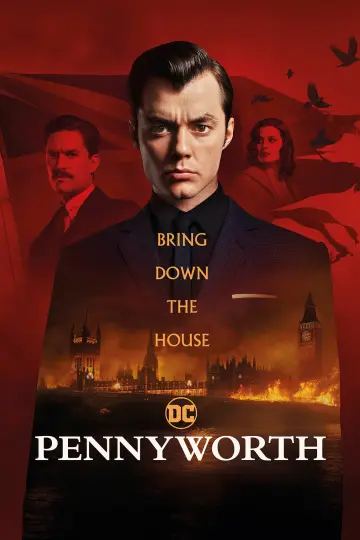 Poster for the TV series "Pennyworth: The Origin of Batman