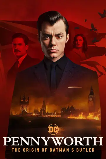 Poster for the TV series "Pennyworth: The Origin of Batman