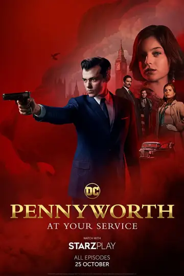 Poster for the TV series "Pennyworth: The Origin of Batman