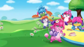 Backdrop for the TV series "Popples" #1445959
