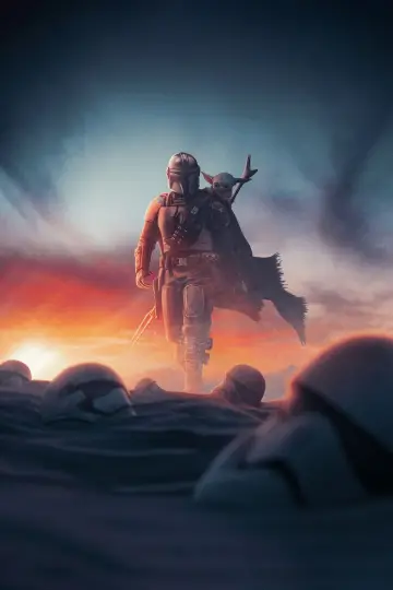 Poster for the TV series "The Mandalorian" #1281897