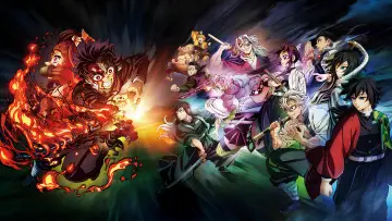 Backdrop for the TV series "Demon Slayer: Kimetsu no Yaiba" #1363277