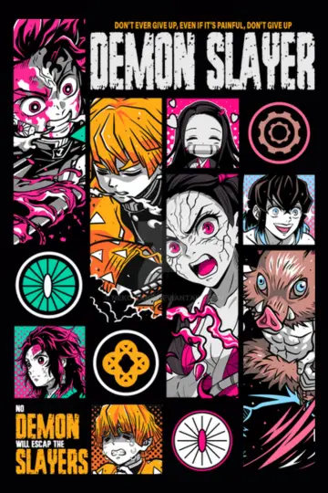 Poster for the TV series "Demon Slayer: Kimetsu no Yaiba" #1363435