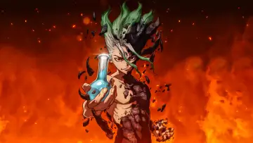 Backdrop for the TV series "Dr. STONE" #1423664