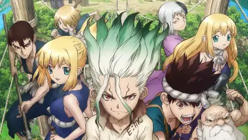 Backdrop for the TV series "Dr. STONE" #1423665