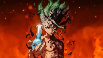 Backdrop for the TV series "Dr. STONE" #1423667